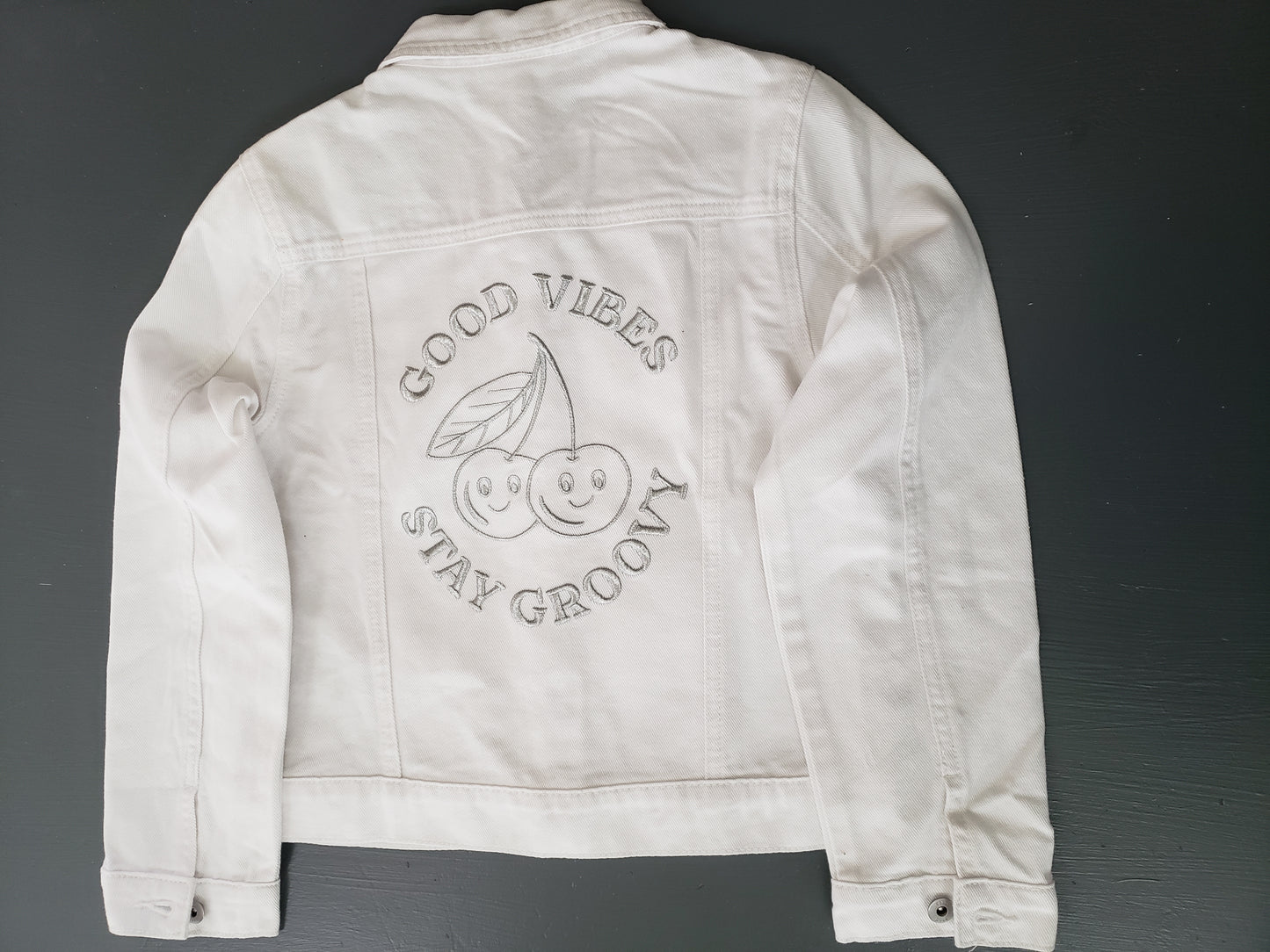 Seed by Heritage White Washed Denim Jacket