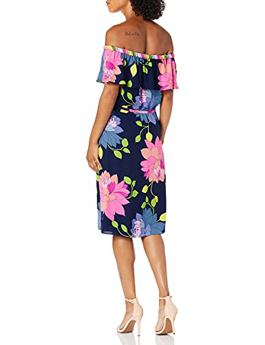 Trina Turk Off The Shoulder Midi Dress