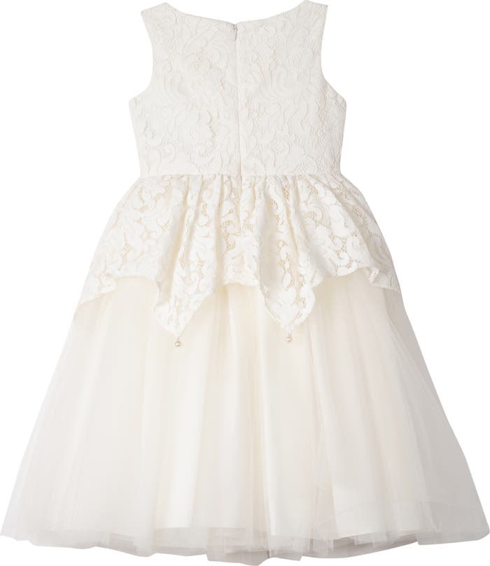 Bradley Mischks Flower Lace Dress