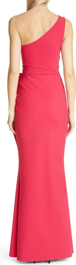 Chiara Boni LaPetite Robe One Shoulder Mermaid Gown