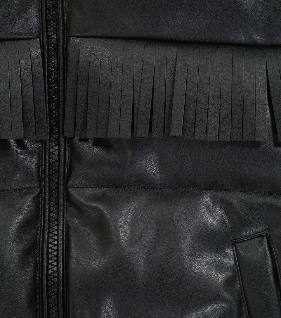Stella Mccartney Fringe Trim Puffer Jacket