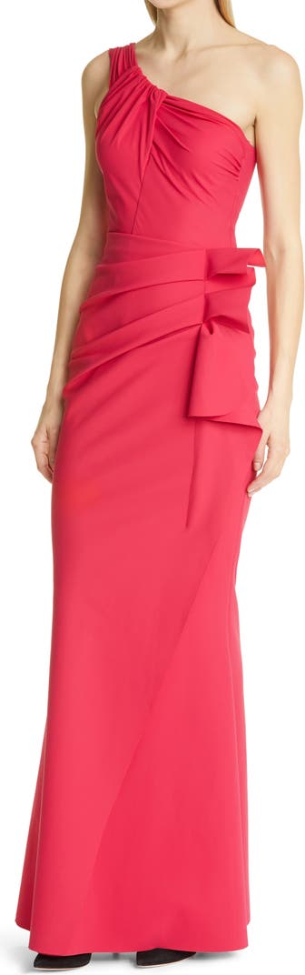 Chiara Boni LaPetite Robe One Shoulder Mermaid Gown