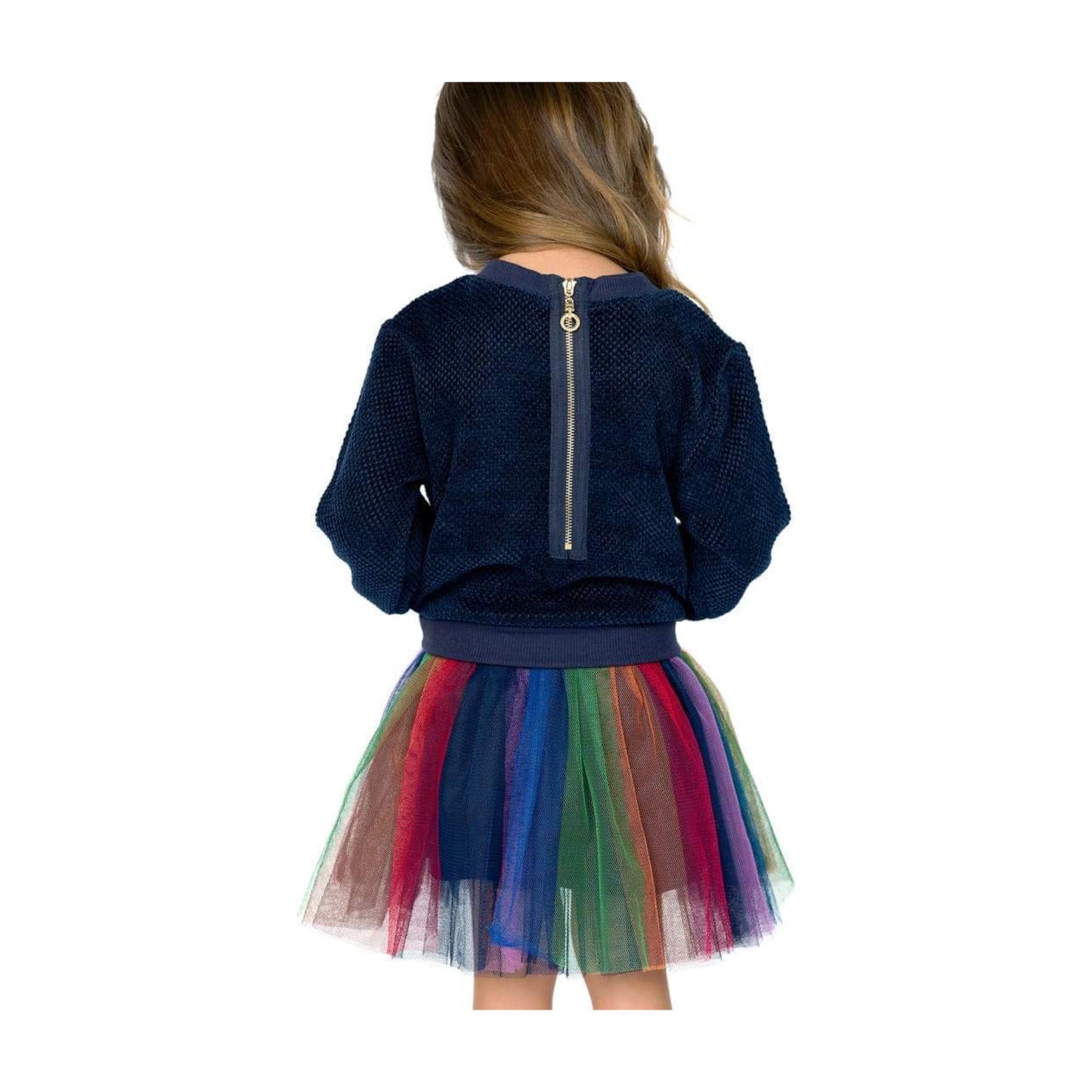 Truly Me Sequin Two-Piece Tulle Dress