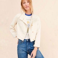Anthropologie Current Talia Trucker Jacket