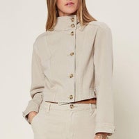 Anthropologie Current Talia Trucker Jacket