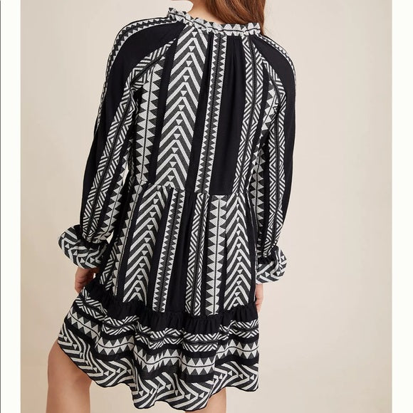 Anthropologie Tassel Tunic Dress