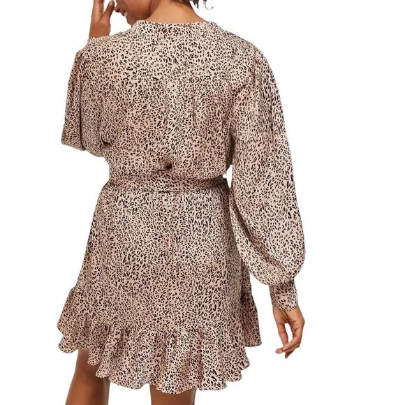 Anthropologie Mare Cheetah Mini Dress