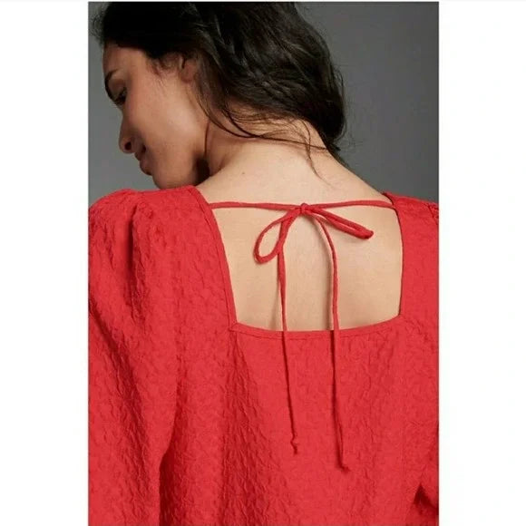 Anthropologie Tie Back Tunic Dress