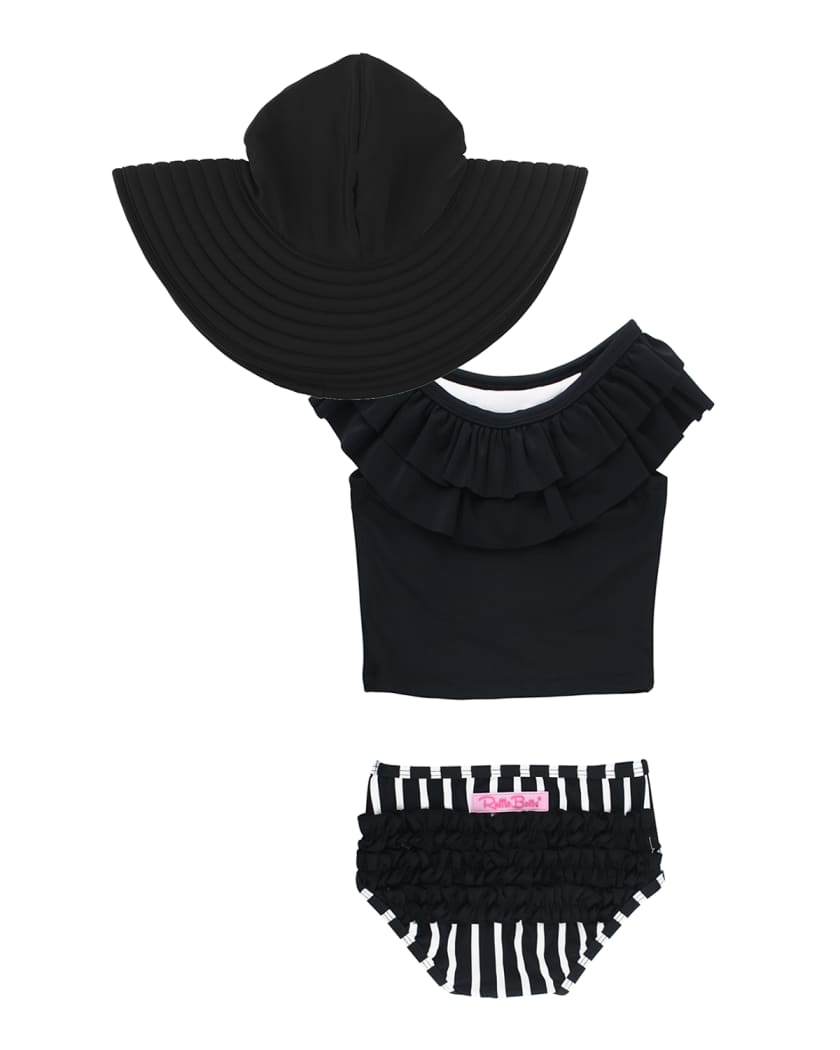 Ruffle Butts Toddler Two-Piece Tankini w/Hat