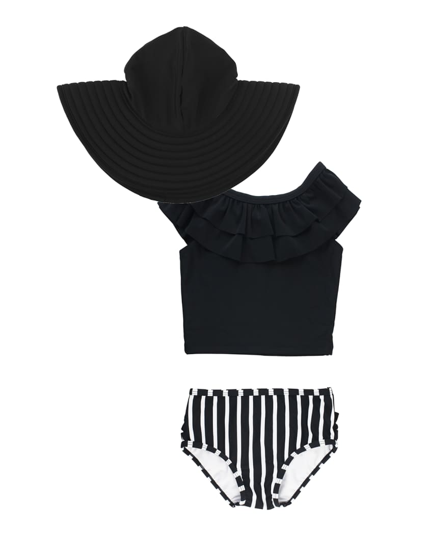 Ruffle Butts Toddler Two-Piece Tankini w/Hat