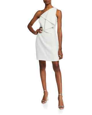 Halston One Shoulder Cocktail Dress