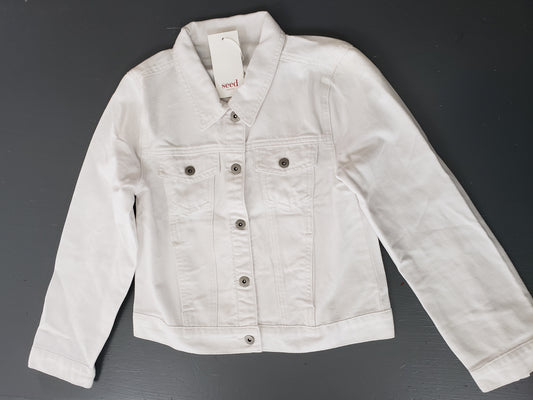 Seed by Heritage White Washed Denim Jacket