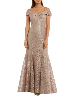 REBORN: R&M Off The Shoulder Fitted Dress