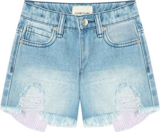 Habitial Kids Faded Denim Shorts