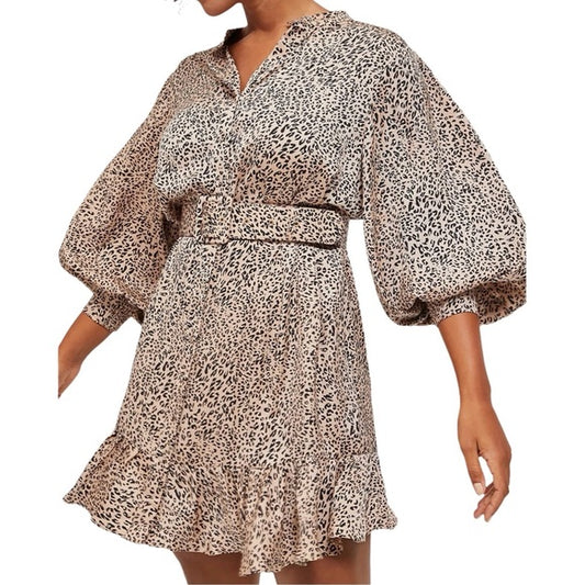 Anthropologie Mare Cheetah Mini Dress