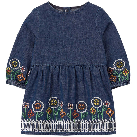 Stella McCartney Girls Denim Garden Dress